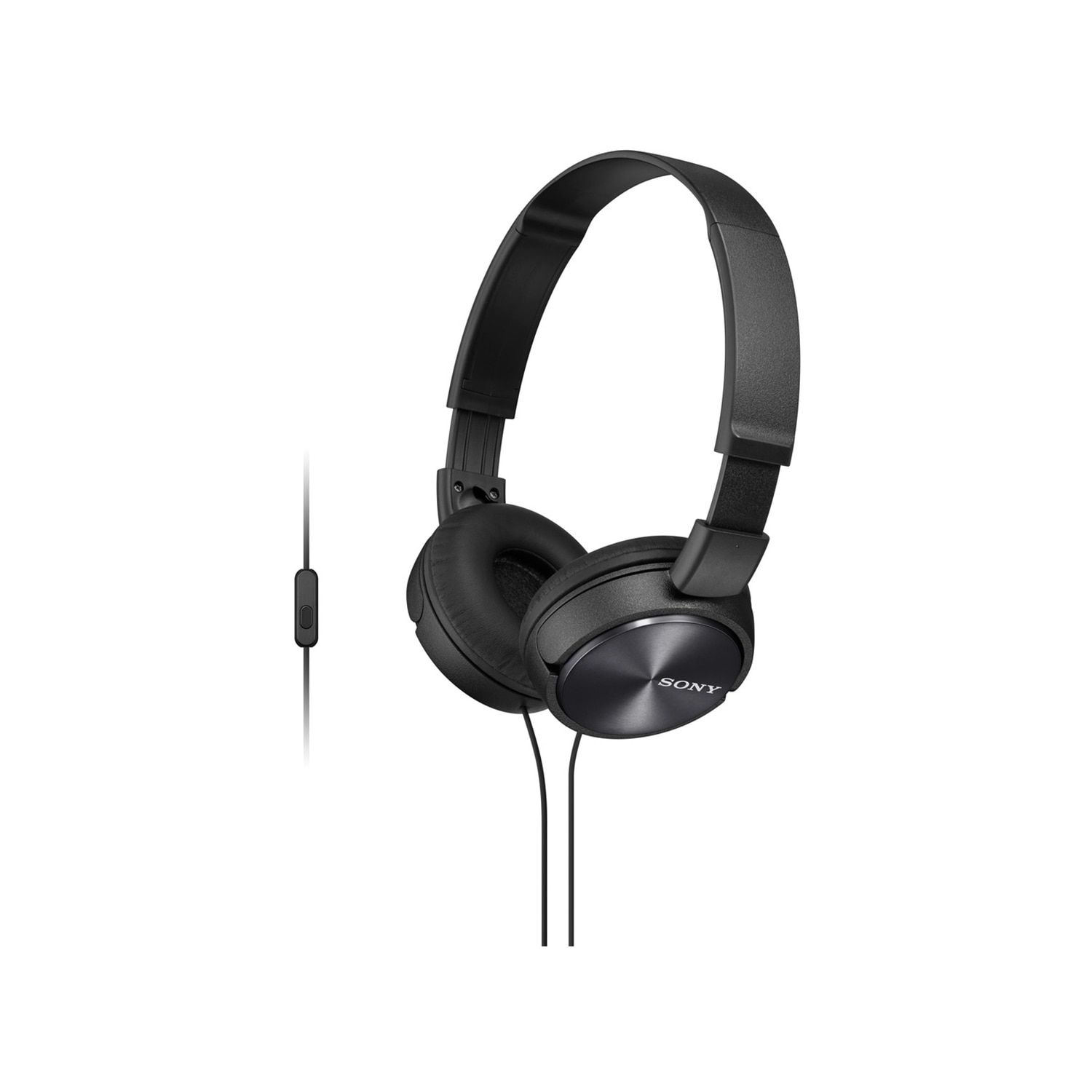 Sony Stereo Headphones with Mic Box- Black