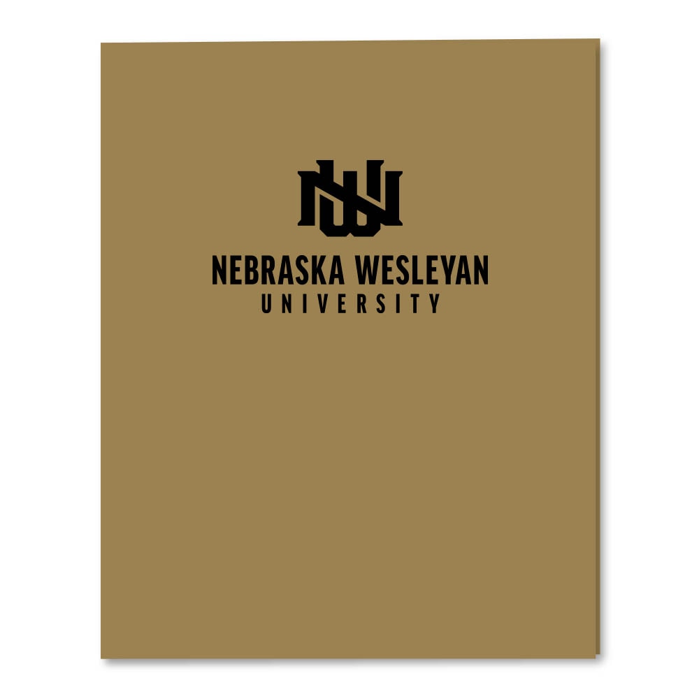 Roaring Twin Pocket Laminated Foil Portfolio 11 x 8.36