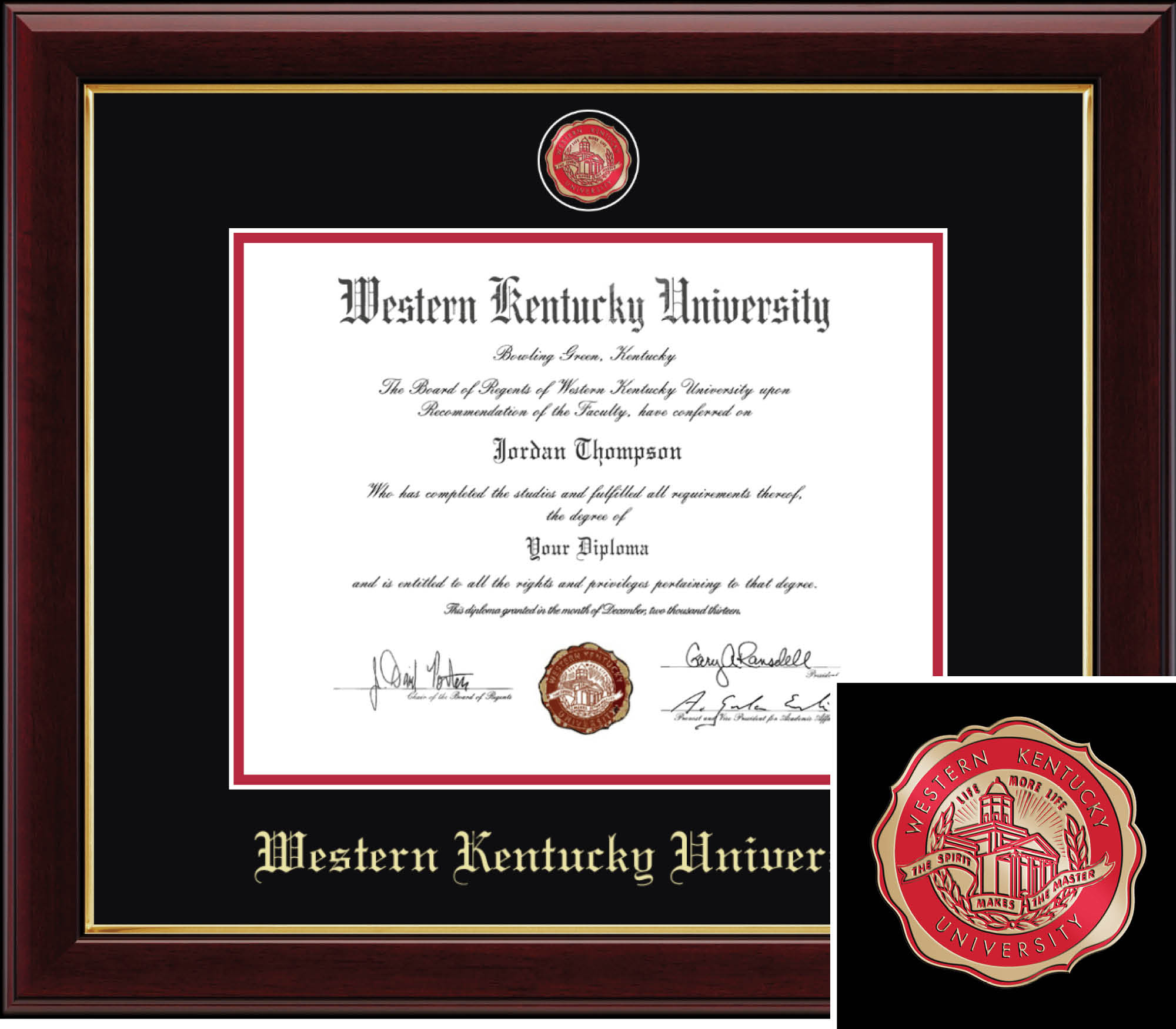 Church Hill Classics Masterpiece 8.5x11 Cherry Diploma Frame