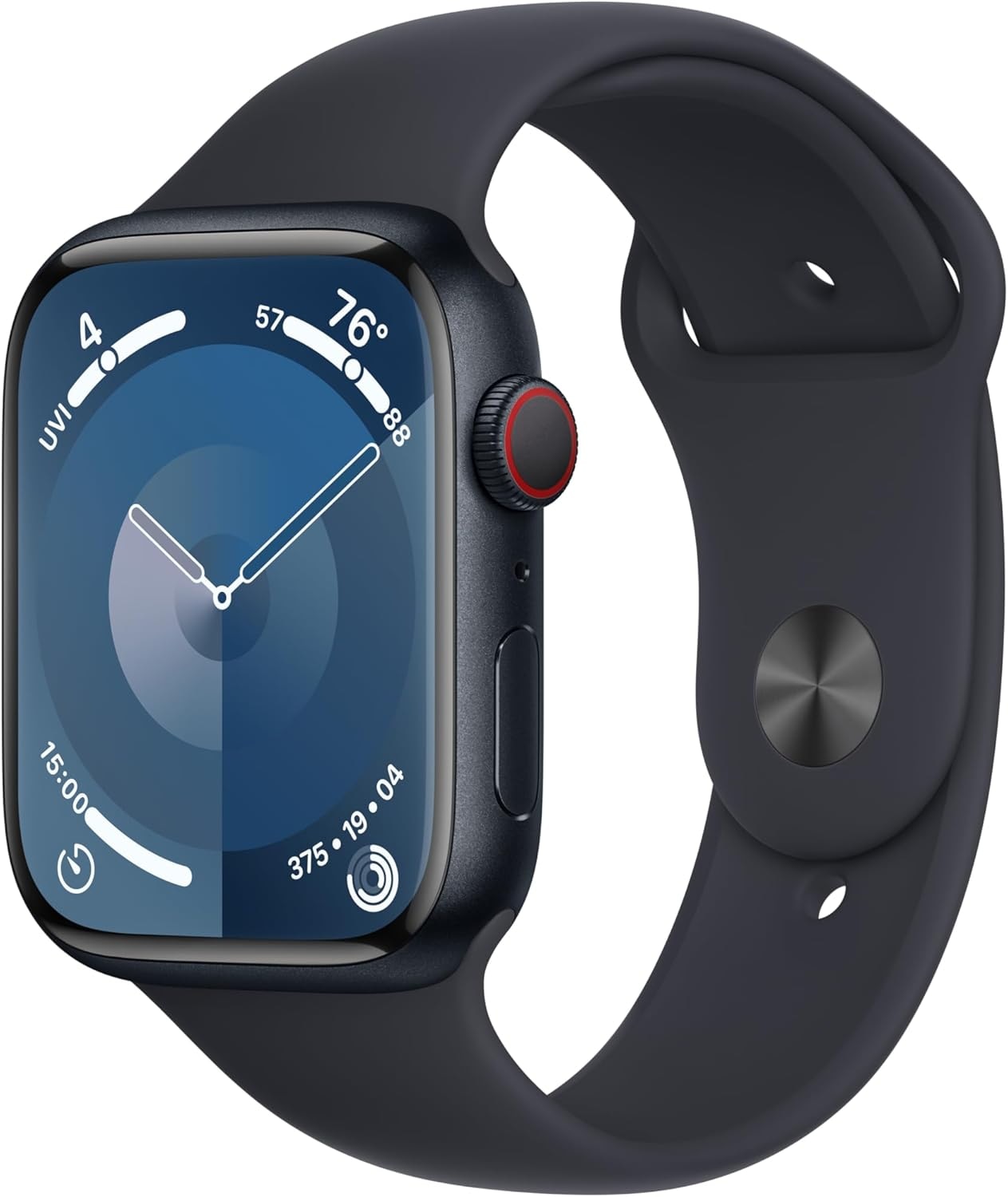 Apple Watch Series 9 GPS 45mm Midnight Aluminum Case with Midnight Sport Loop (Demo)