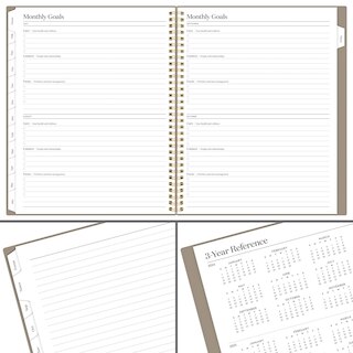 Cambridge Workstyle Large 2024-25 W/M Taupe Classic Planner