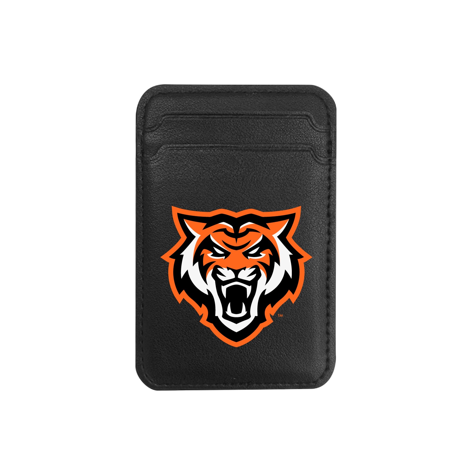 Idaho State University - Leather Wallet Sleeve (Top Load, Mag Safe), Black, Classic V1
