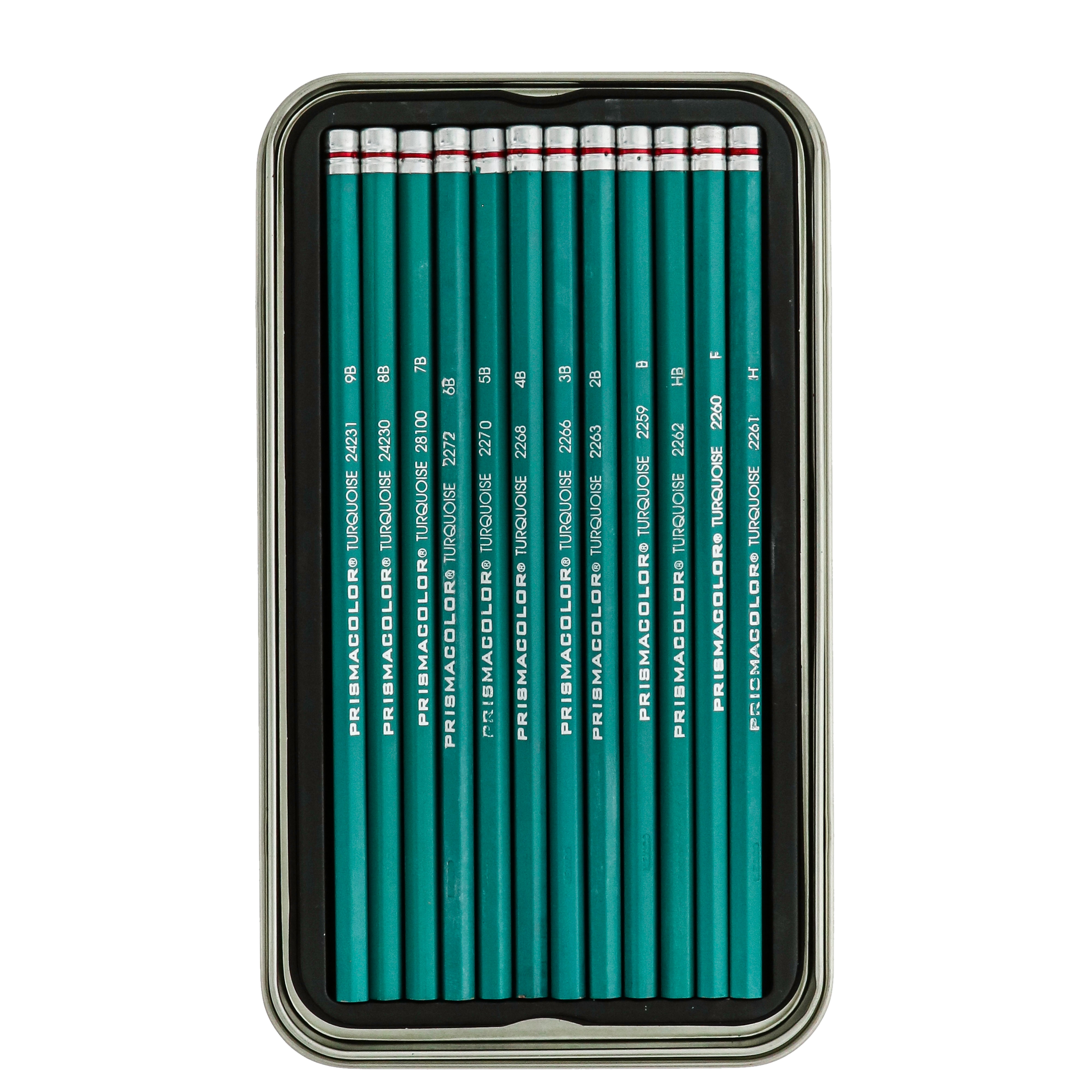 Prismacolor Turquoise Art Pencil Set, 12 pieces