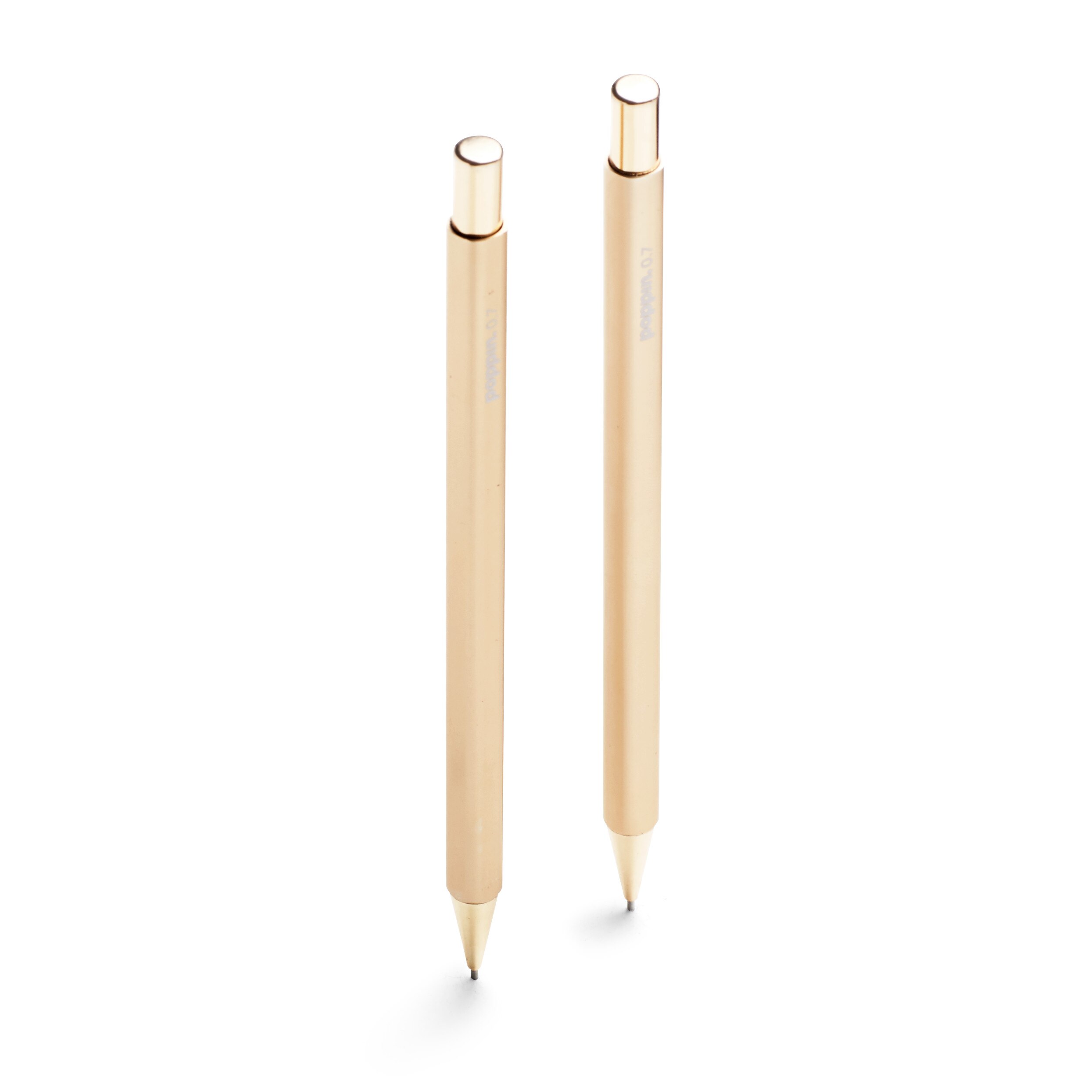 Poppin Gold Mechanical Pencils Set of 2
