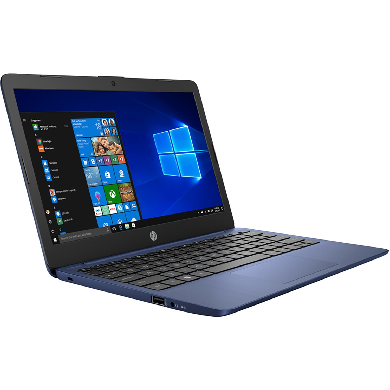 HP Stream  11.6" Notebook Intel Celeron N4020 Dual-core (2 Core) 1.10 GHz - 4 GB RAM - 64 GB Flash Memory