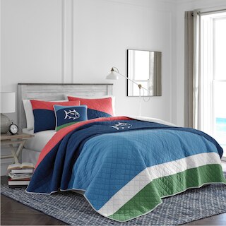 Southern Tide Sailor Stripe King Multi Quilt