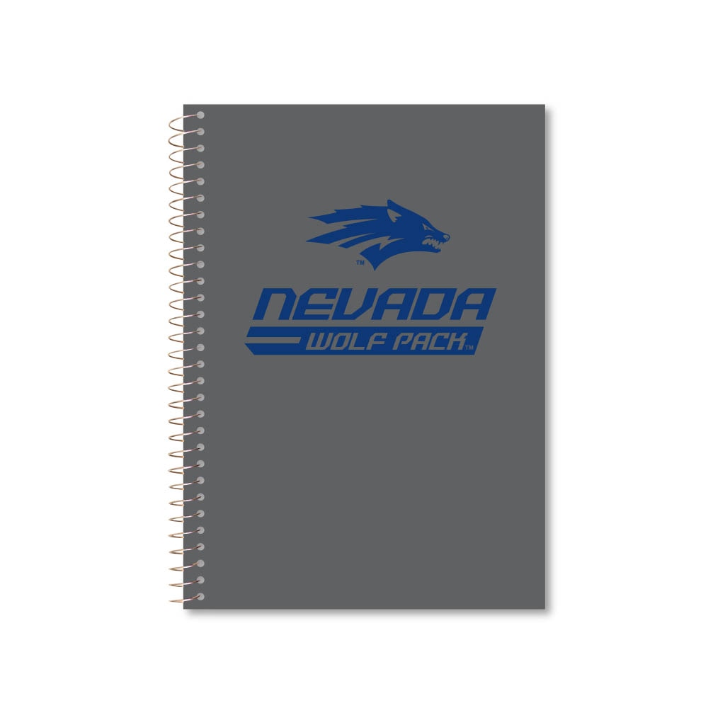 Roaring Premium 3 Subject 9.5 x 6.5 Notebook, College Ruled 20lb Paper, Pressboard Foil Cover
