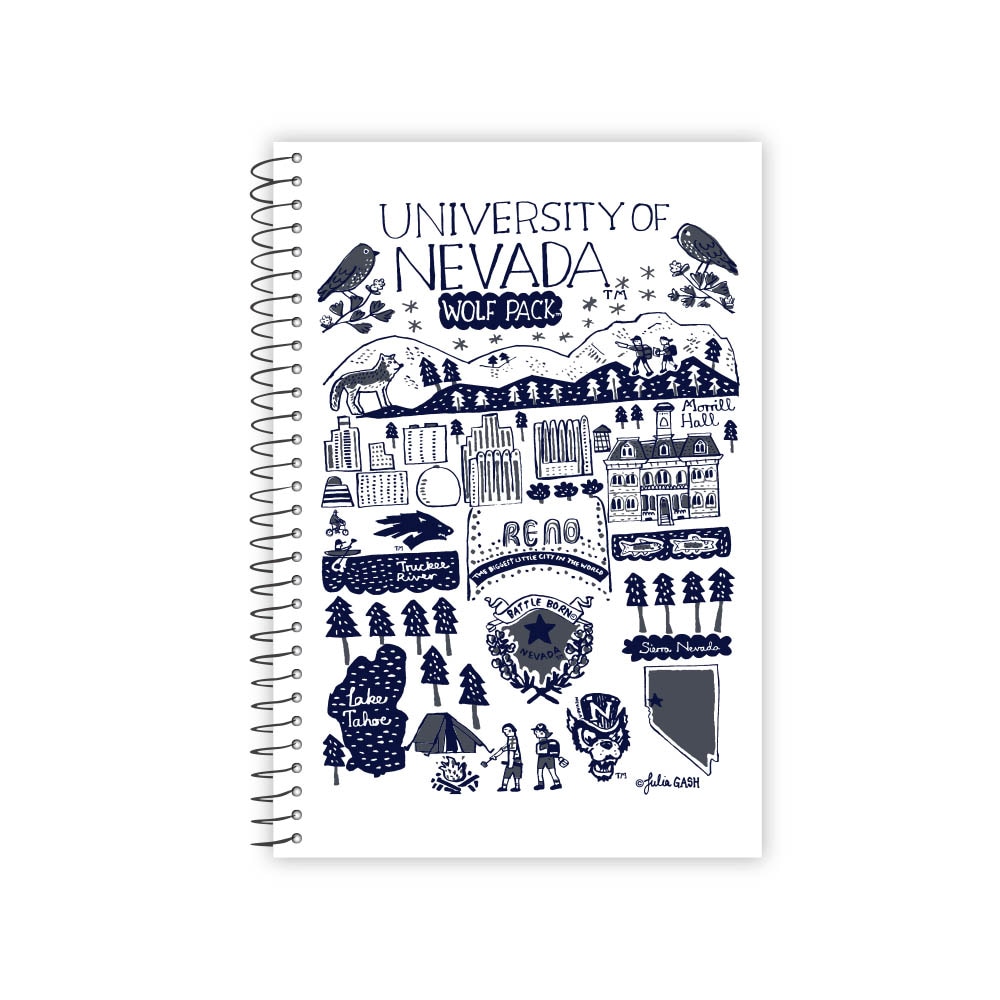 Emblematic Julia Gash One Subject College Ruled Journal