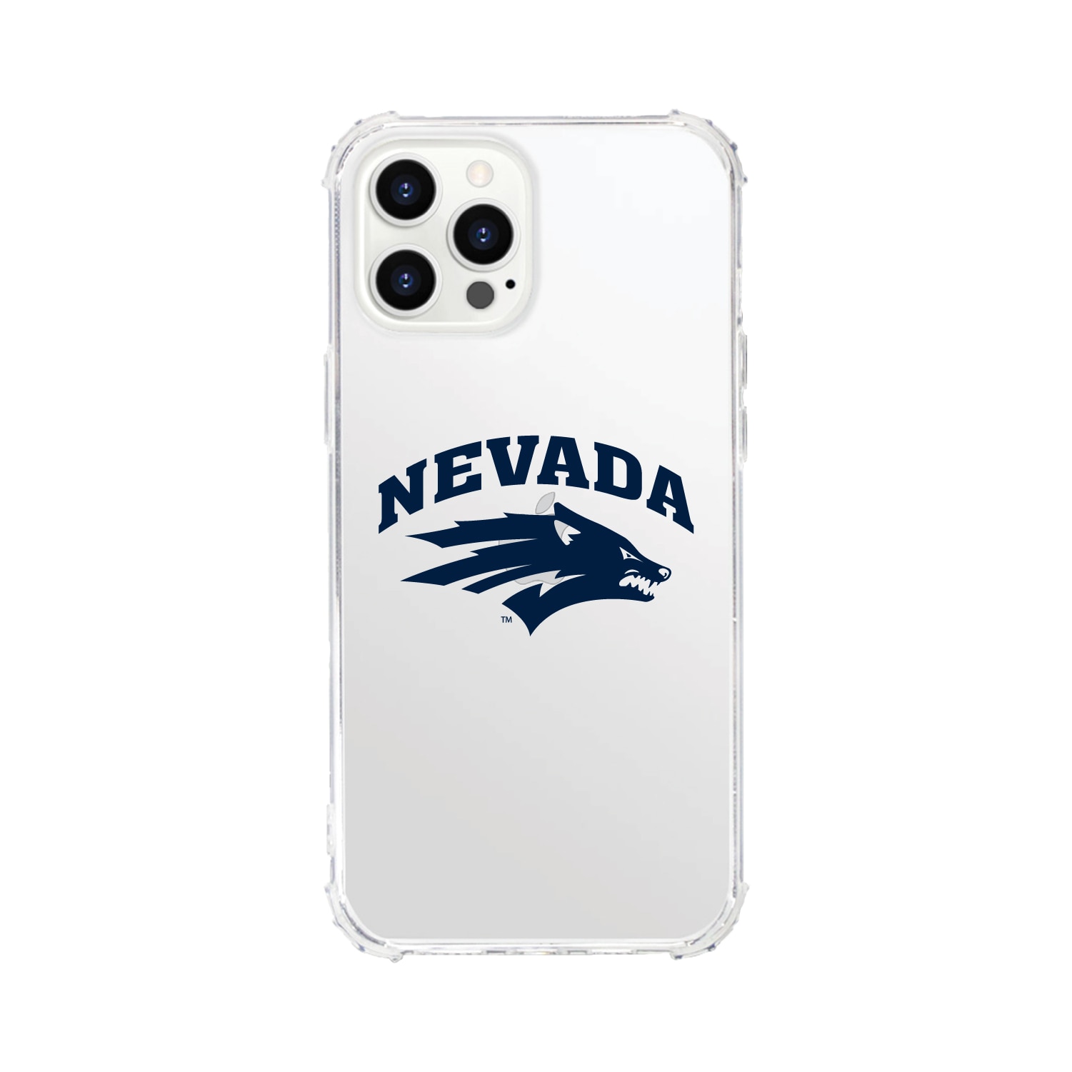 University of Nevada- Clear Tough Edge Phone Case, Classic - iPhone 15