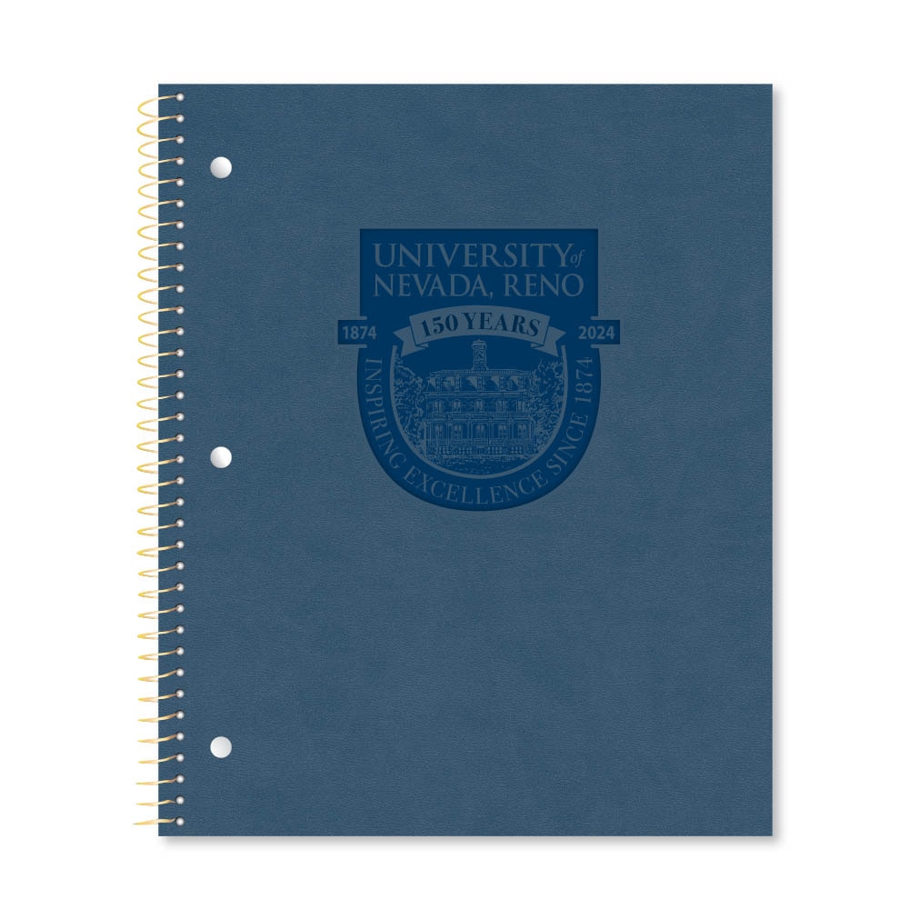 Roaring Premium 1 Subject Notebook 8.5x11 College Ruled 20lb Paper Impressions Leatherette Burnish Cover