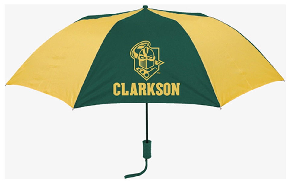 "The Sport" 2-Tone Emblematic Umbrella Automatic Folding 48" Coverage