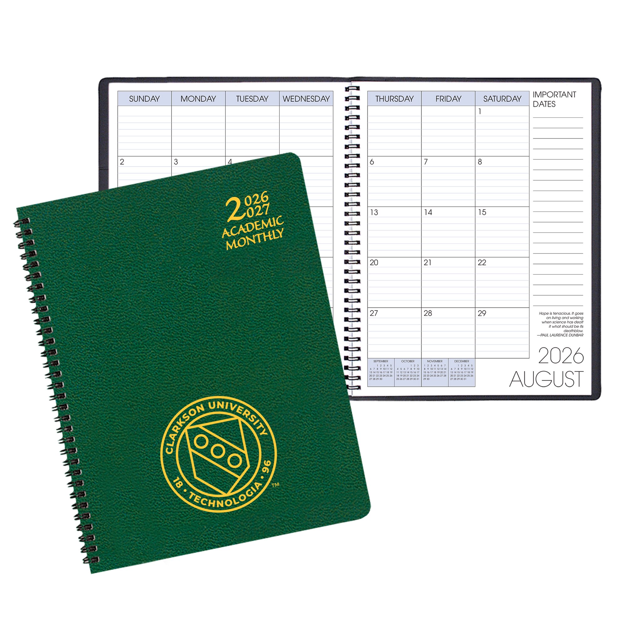 Payne '26-'27 Imprinted Academic Monthly Planner