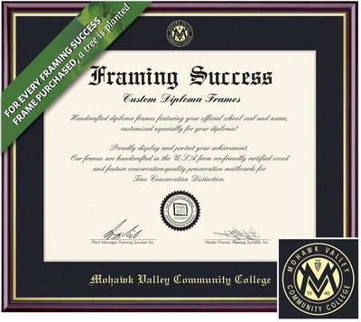 Framing Success Academic Diploma Frame. Associates