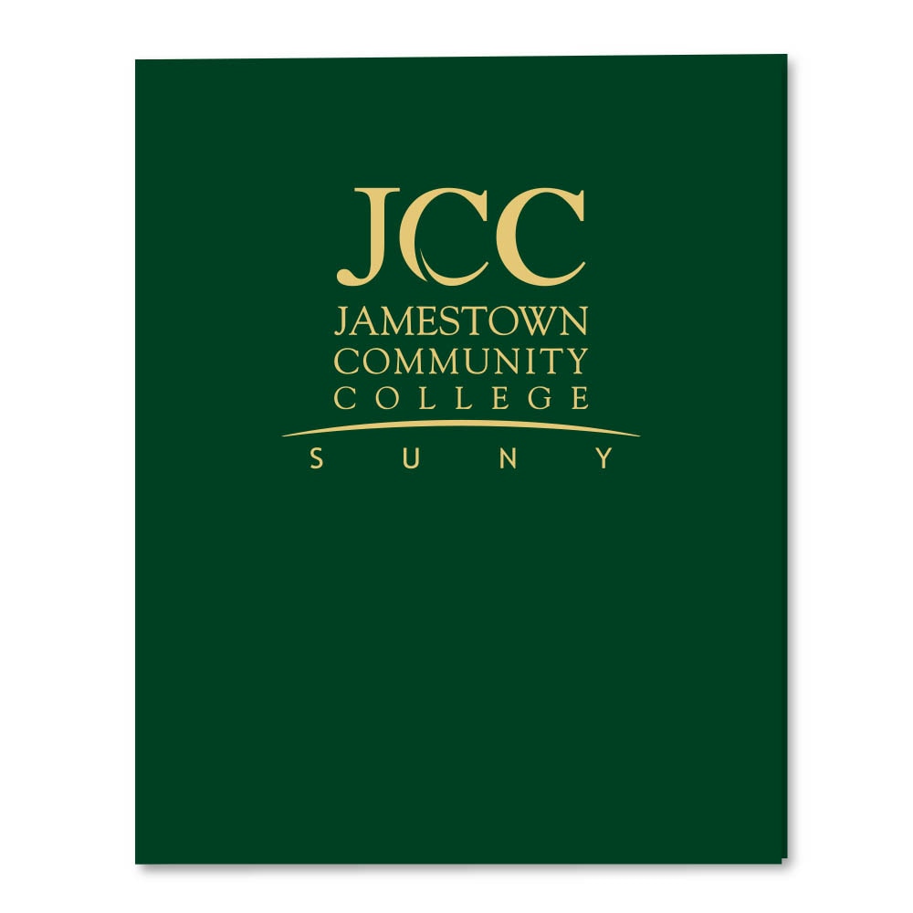 Roaring Twin Pocket Laminated Foil Portfolio 11 x 8.56