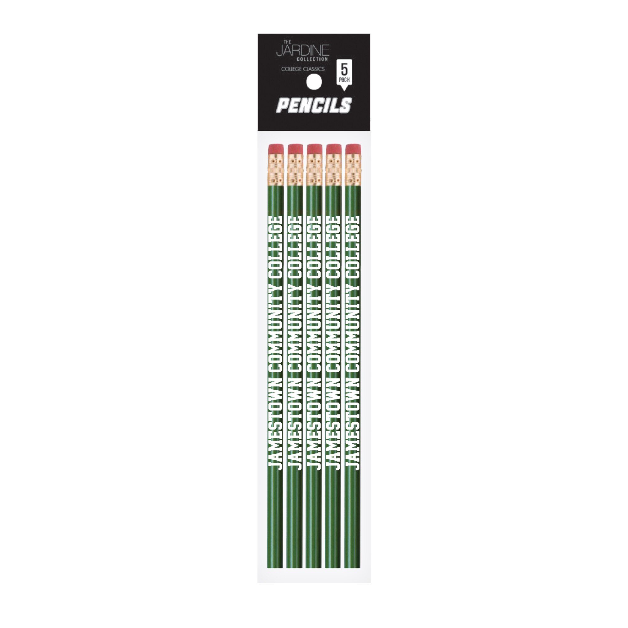 Emblematic Pencil 5pk School Name