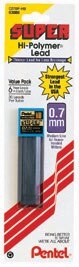 Pentel Super HiPolymer Lead 0.7mm HB 30 Pieces