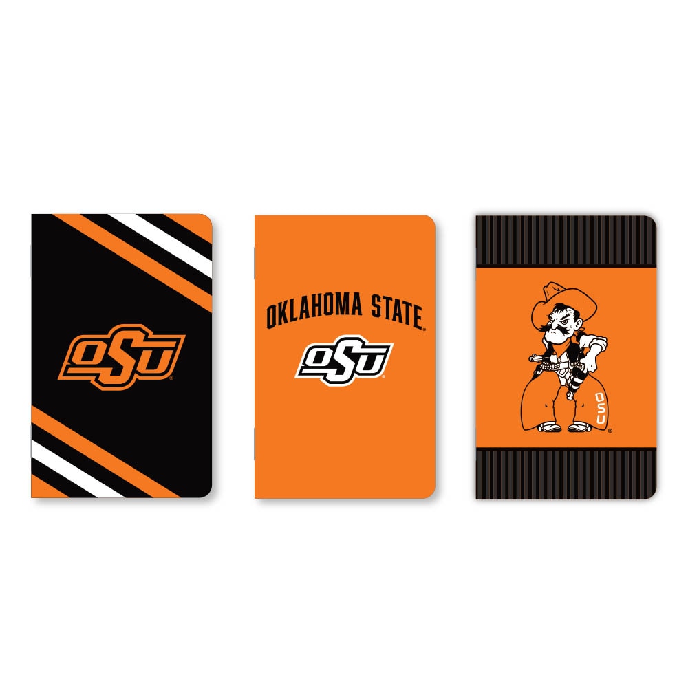 Set of 3 School Spirit Pocket Sized Mini Notebooks