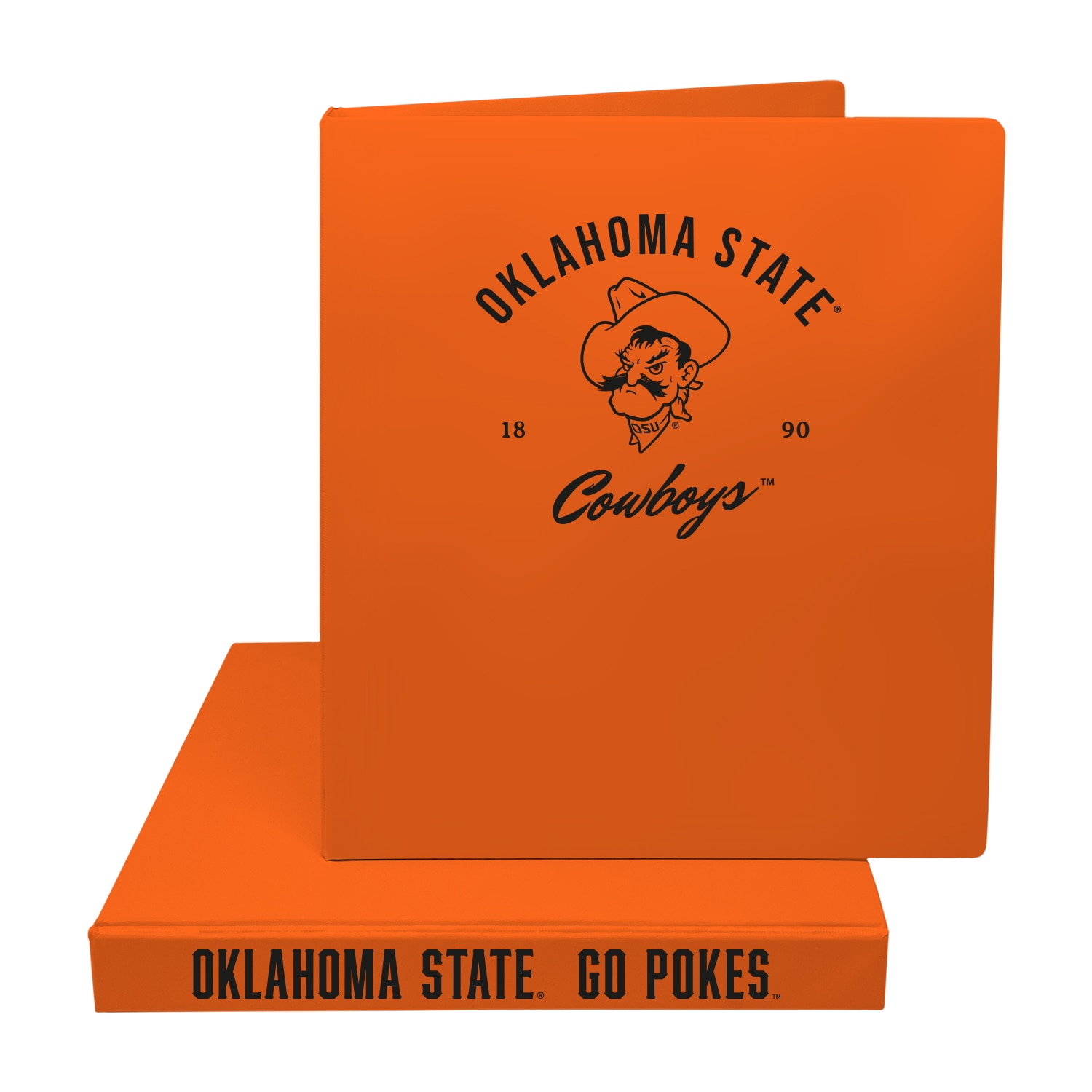 1" Imprinted Binder Mascot