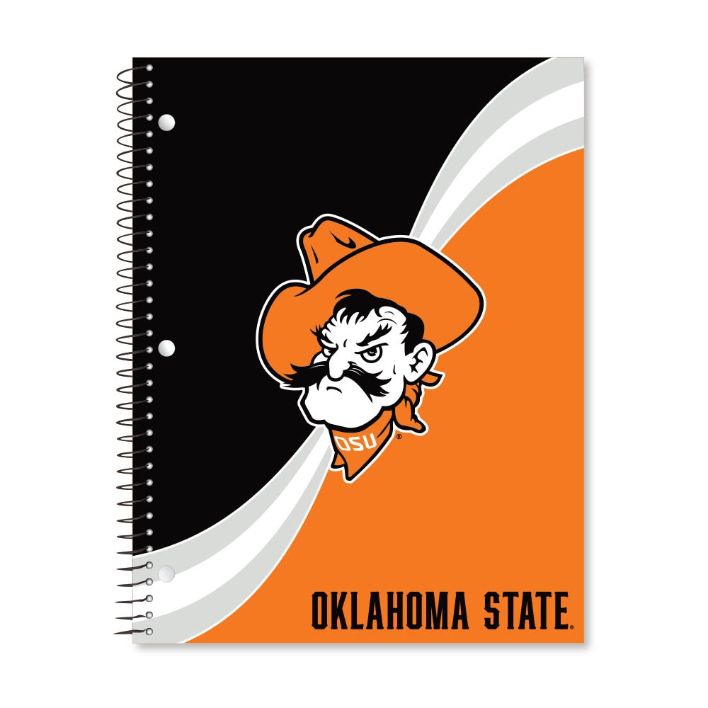 Digi Curve Divide 1 Subject 11"x8.5" 70 Count College Ruled Spiral Notebook