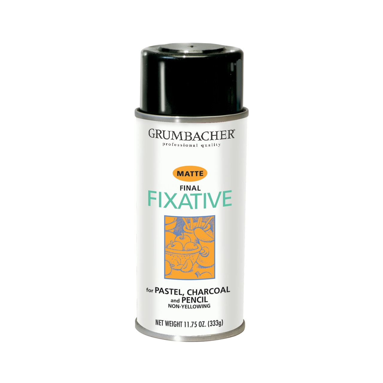 Grumbacher Final Fixative Spray, 11.75 oz., Matte
