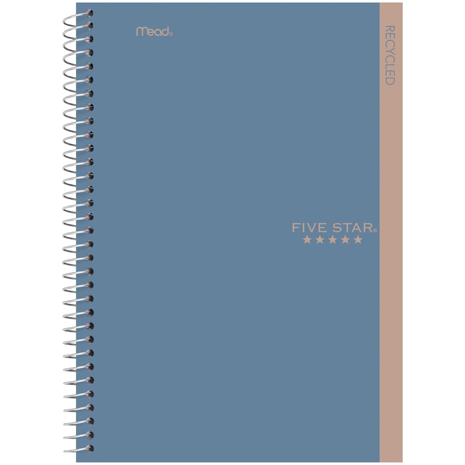 Five Star 3 Subject Recycled Notebook - Blue