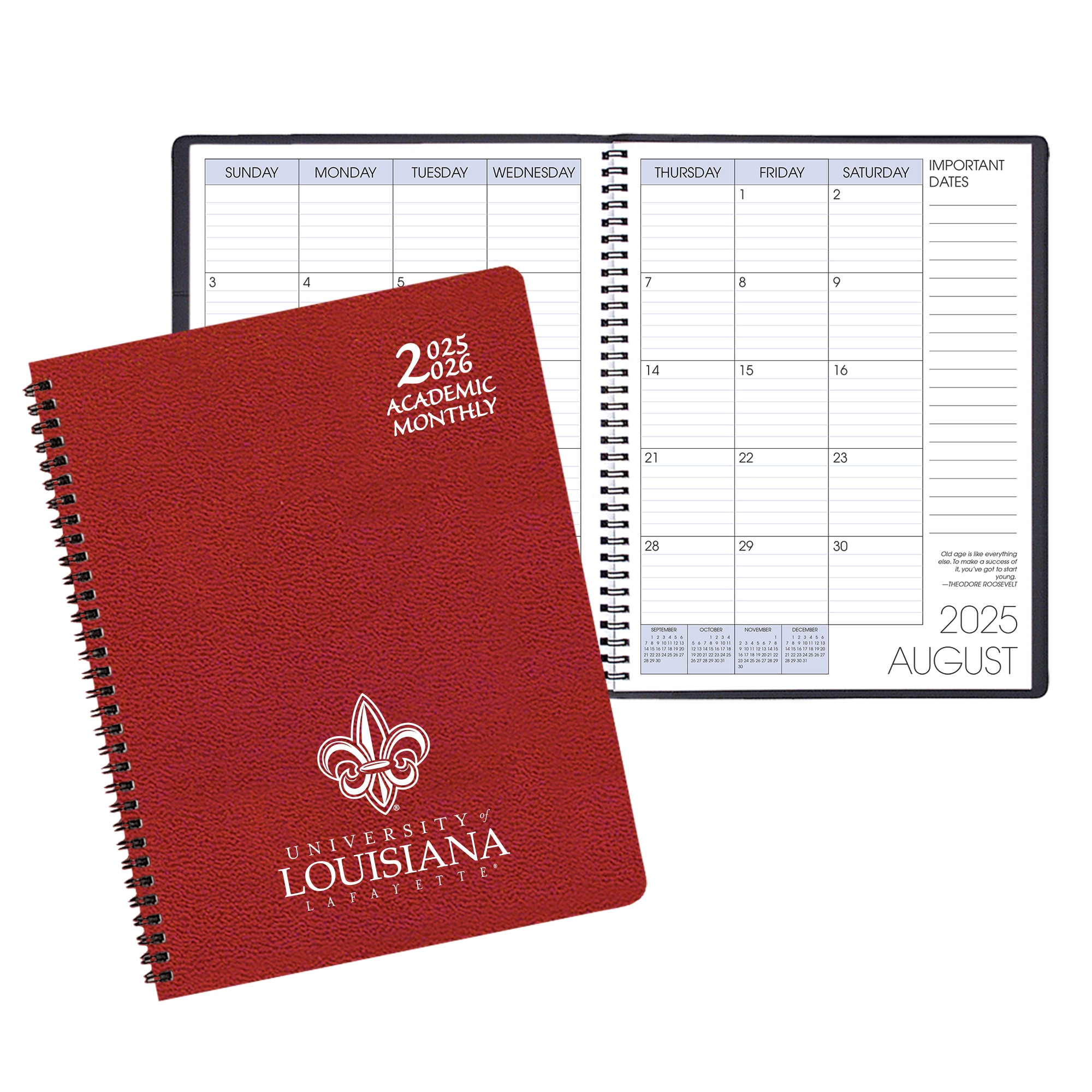 Payne 25-26 Imprinted Academic Monthly Planner 8.5"x11"