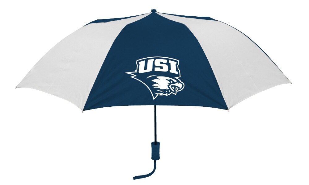 Southern Indiana "The Sport" 2-Tone Emblematic Umbrella Automatic Folding 48" Coverage