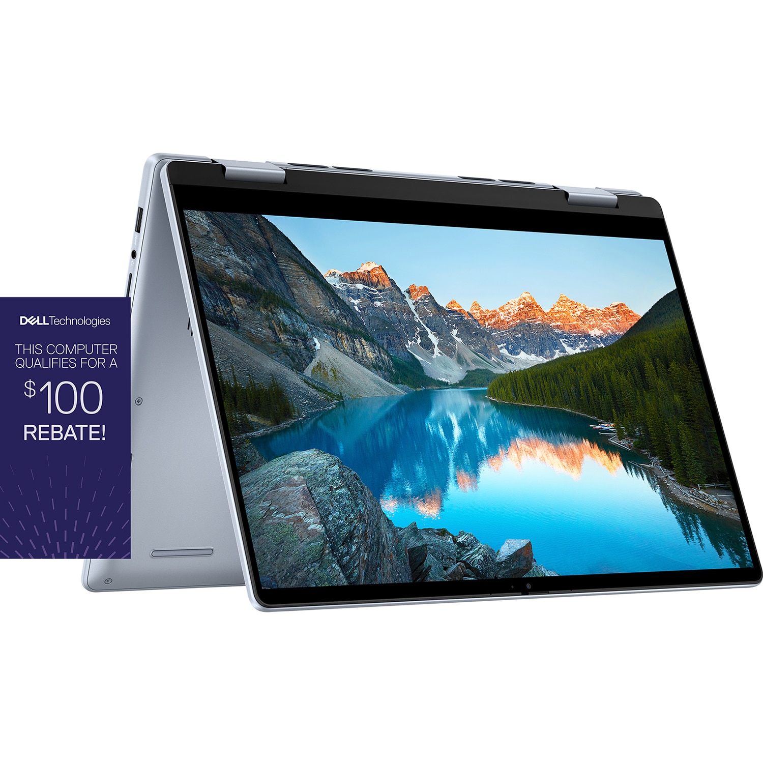Dell Inspiron 14 2-in-1 i7-150U/16/1TB- Ice Blue