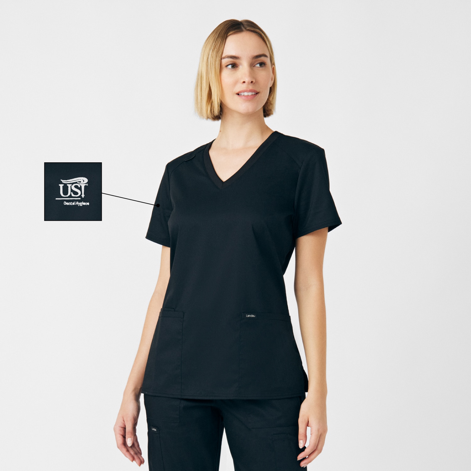 ProFlex Womens V-Neck  Scrub Top (LT105 Logoed)
