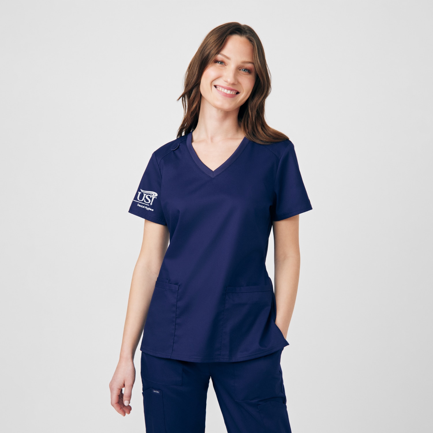 ProFlex Womens V-Neck  Scrub Top (LT105 Logoed)