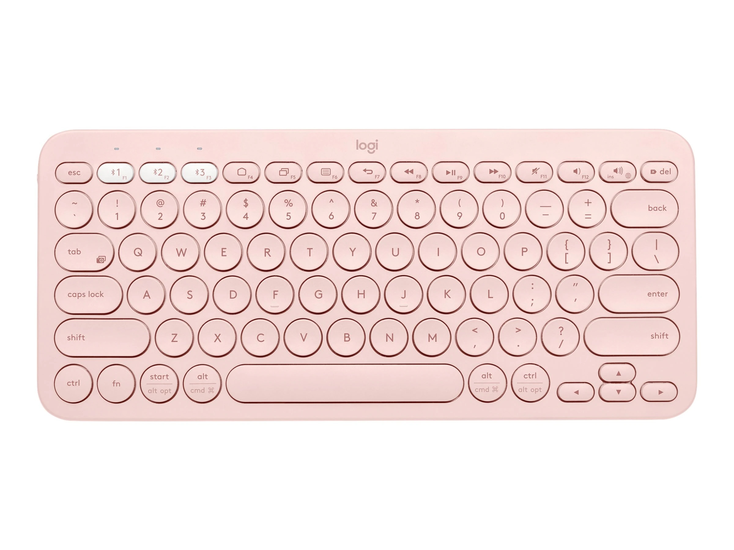 Logitech K380 Wireless Multi-Device Keyboard- Rose