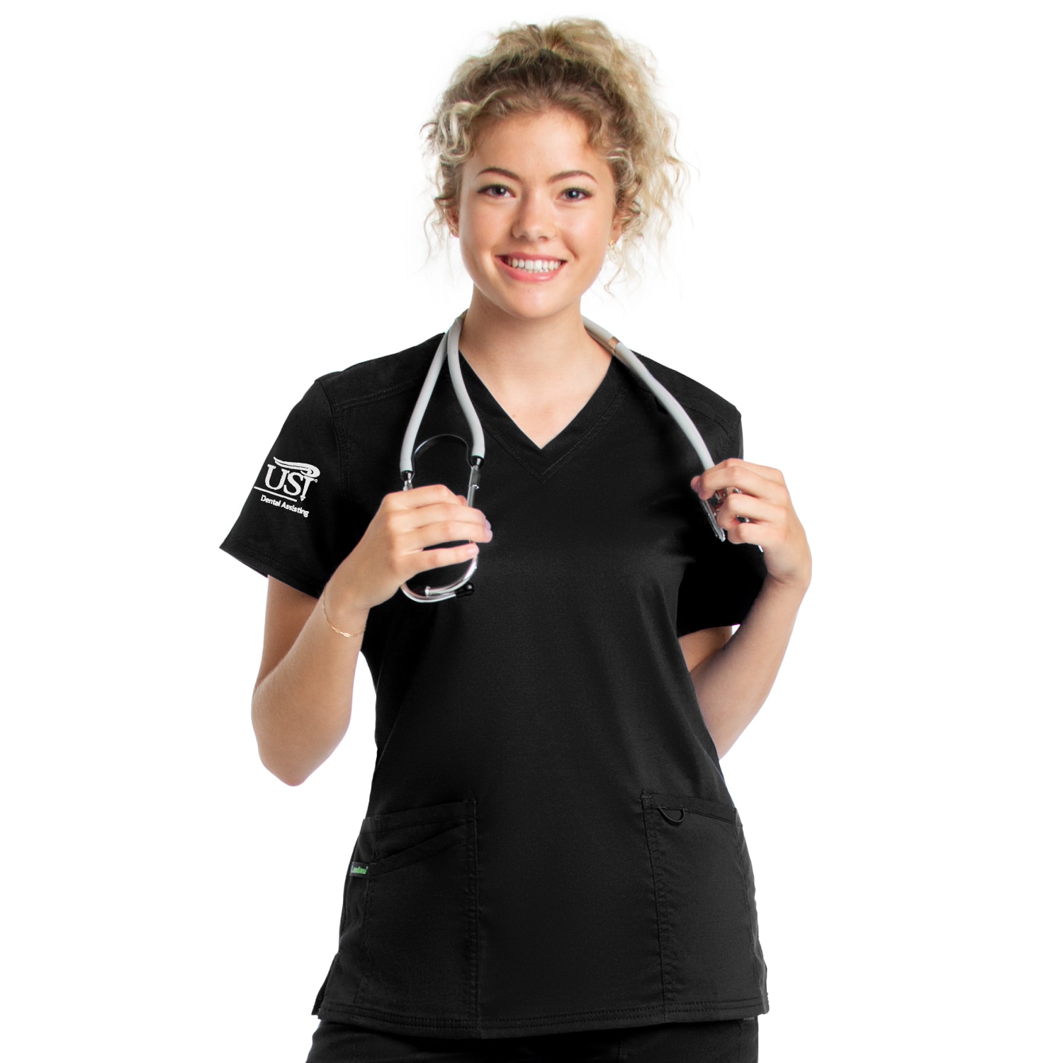 Women's  V-Neck Scrub Top