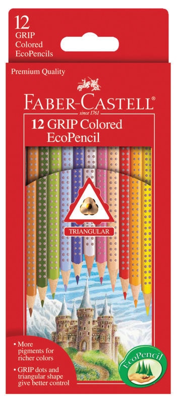 Grip Perm Color Pencil 12Ct