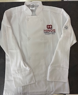 Unisex Cook Jacket Student Wht EMB_8389