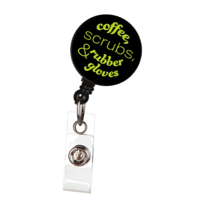 Scrubs Gloves Badge Reel