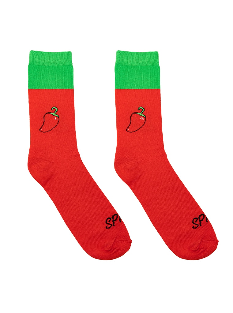 Living Royal Hot Sauce 3D Crew Socks