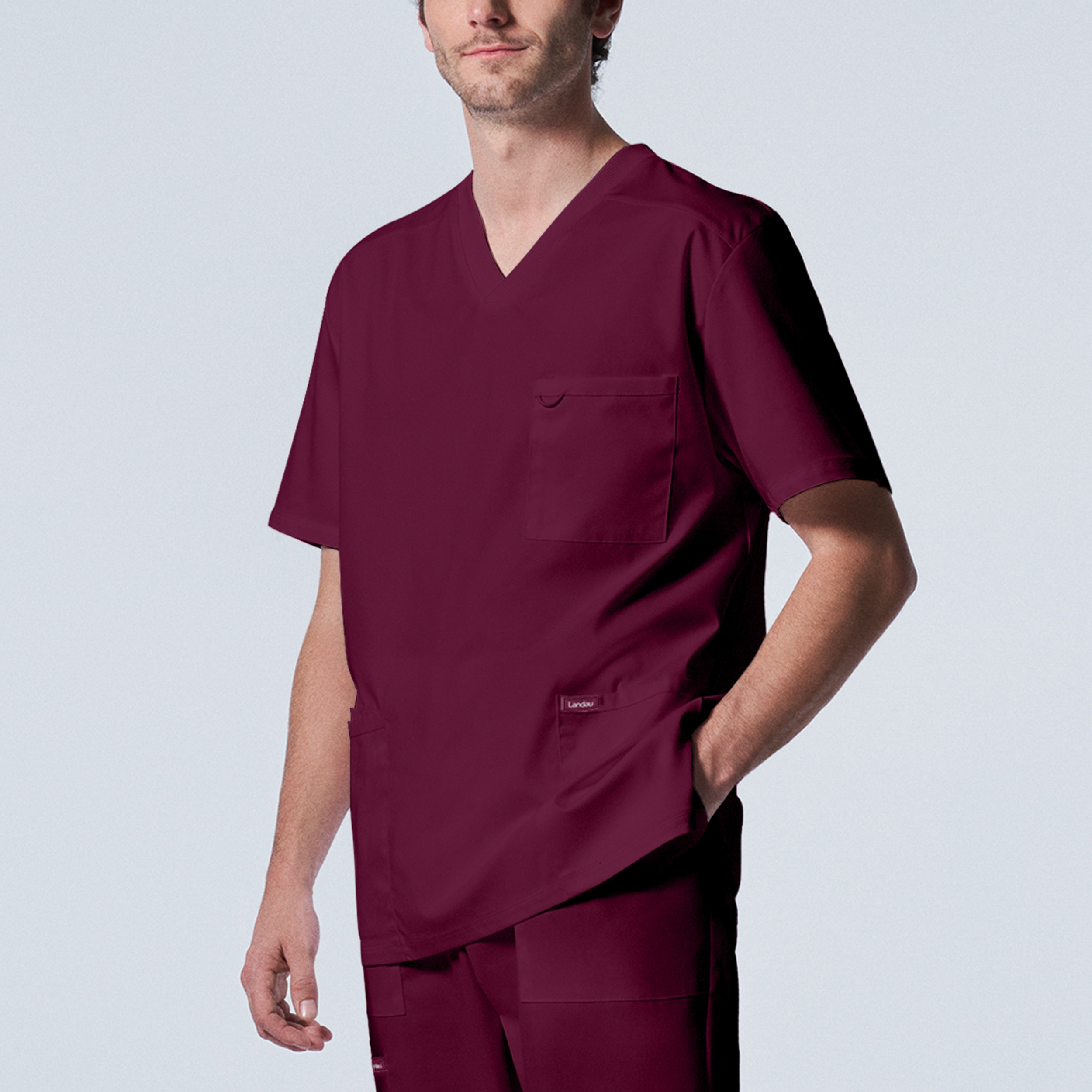 ProFlex Mens 3-Pocket V-Neck Scrub Top (LT109)