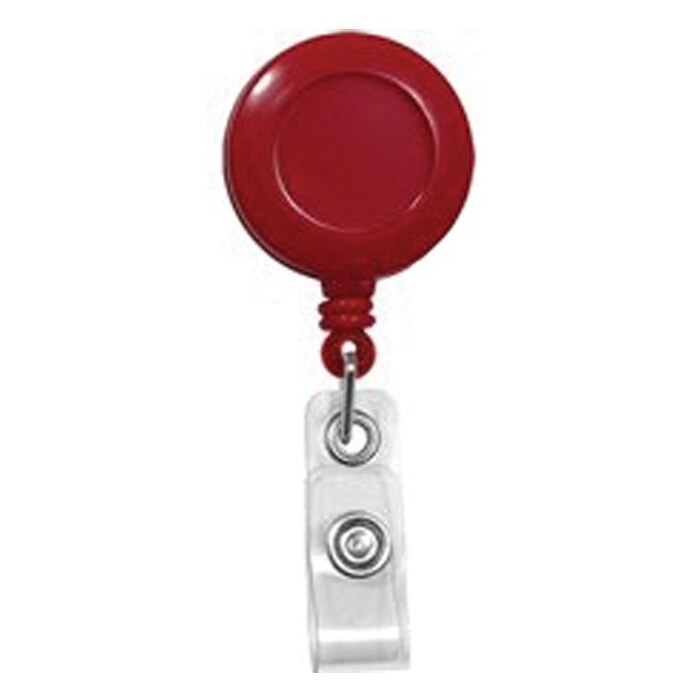 Solid Color Retractable Badge Reel with Swivel Clip