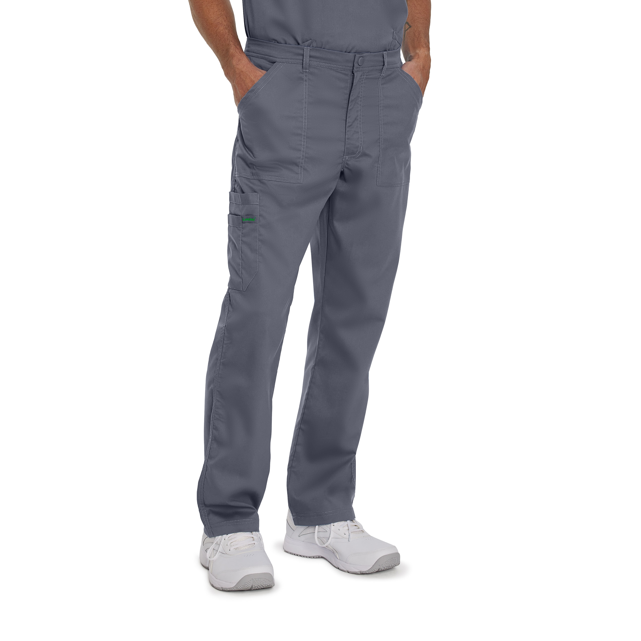 Men's Cargo Drawsting Scrub Bottoms