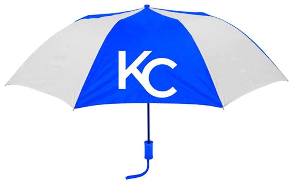 "The Sport" 2-Tone Emblematic Umbrella Automatic Folding 48" Coverage