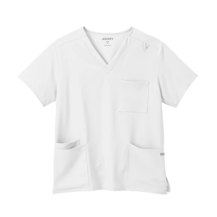 Jockey Four Pocket Top White