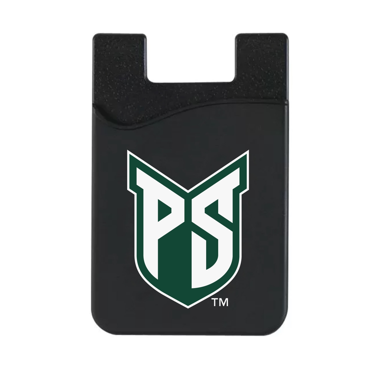 Portland State University Black Leather Wallet Sleeve (Top Load)