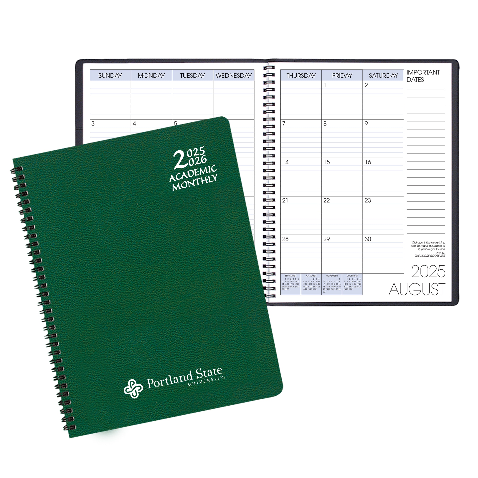 Payne 25-26 Imprinted Academic Monthly Planner 8.5"x11"