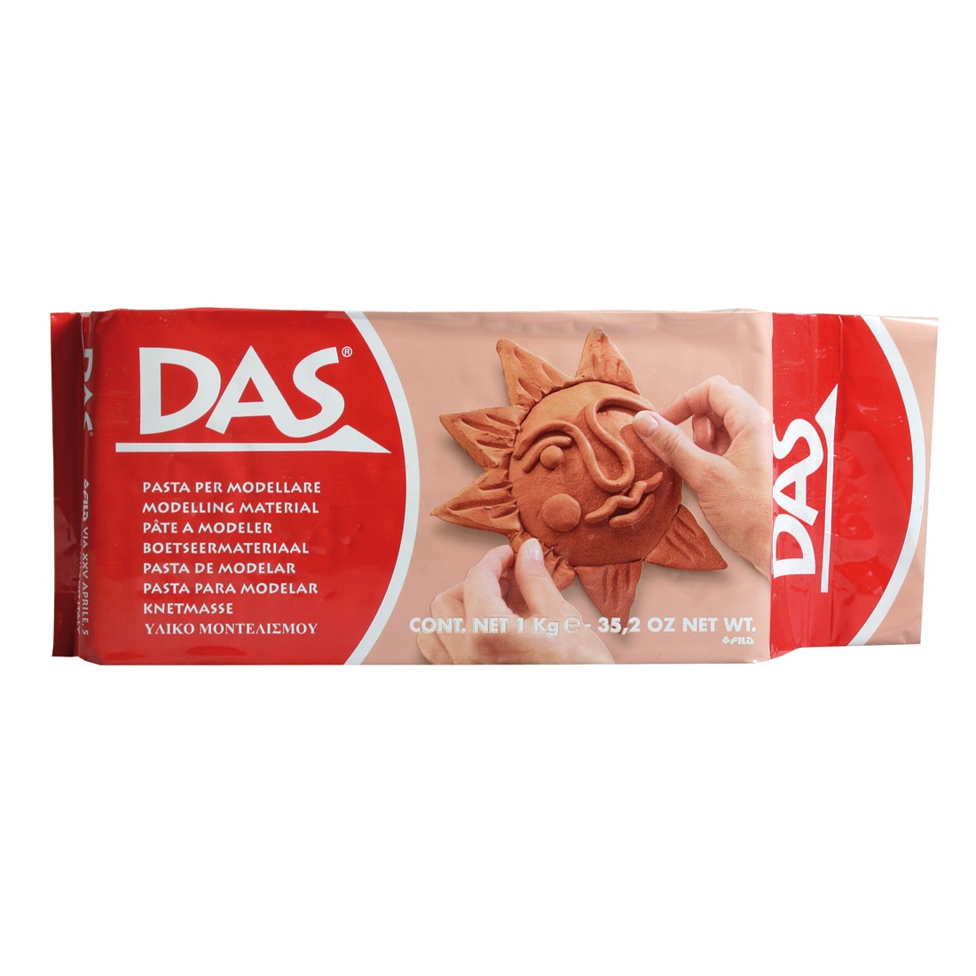 Das Air Hardening Clay, 2.2 lbs., TerraCotta