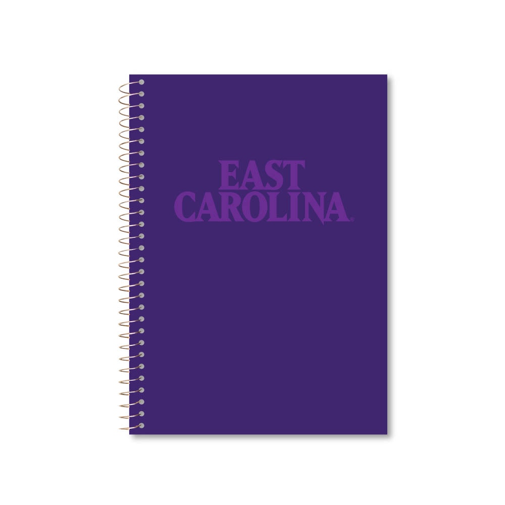 Roaring Premium 3 Subject 9.5 x 6.5 Notebook, College Ruled 20lb Paper, Pressboard Foil Cover
