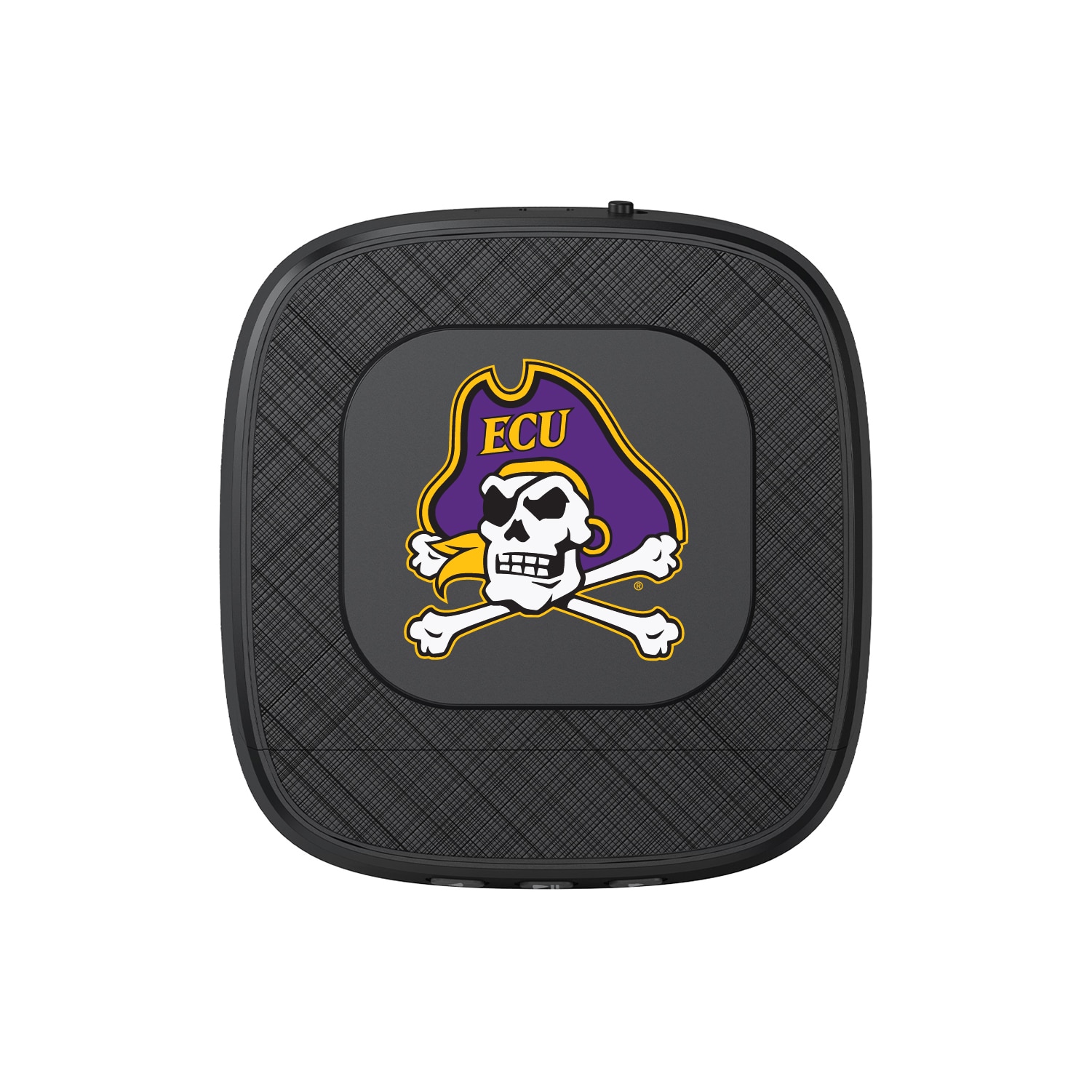 East Carolina University Portable Speaker with Phone Charger, Black, Classic