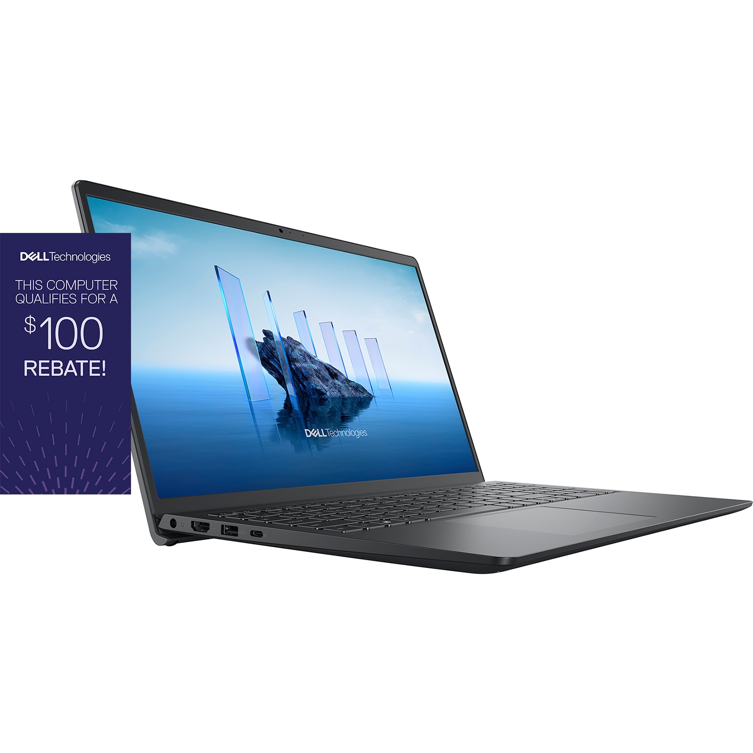 Dell 15" Laptop Intel C3-100U/8GB/512GB SSD