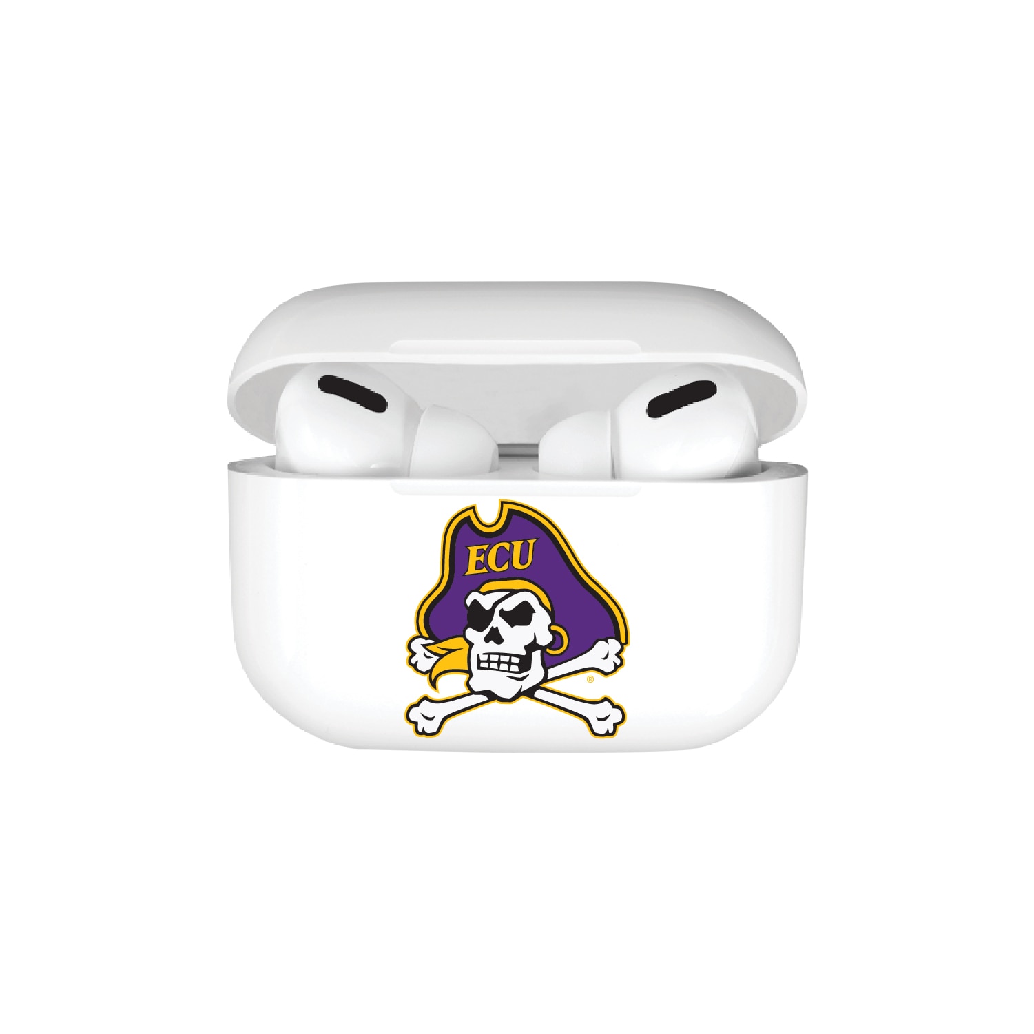 East Carolina University - Airpod Pro Case (TPU), White, Classic