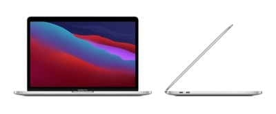 13" MacBook Pro  Apple M1 chip with 8core CPU and 8‑core GPU  512GB SSD   Silver