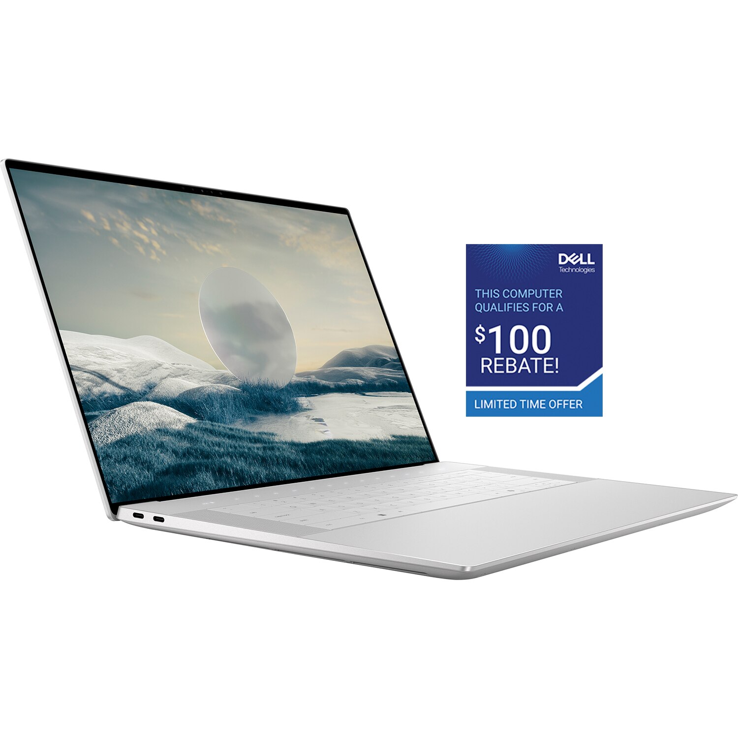 Dell XPS 16 (9640) Laptop  Ultra 7-155H/16/512GB- Platinum